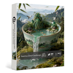 Bamboo forest landscape Jigsaw Puzzle 1000 Pieces