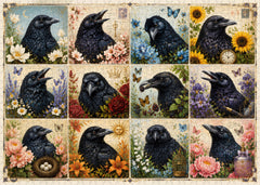 Garden Raven Art Jigsaw Puzzle 1000 Pieces