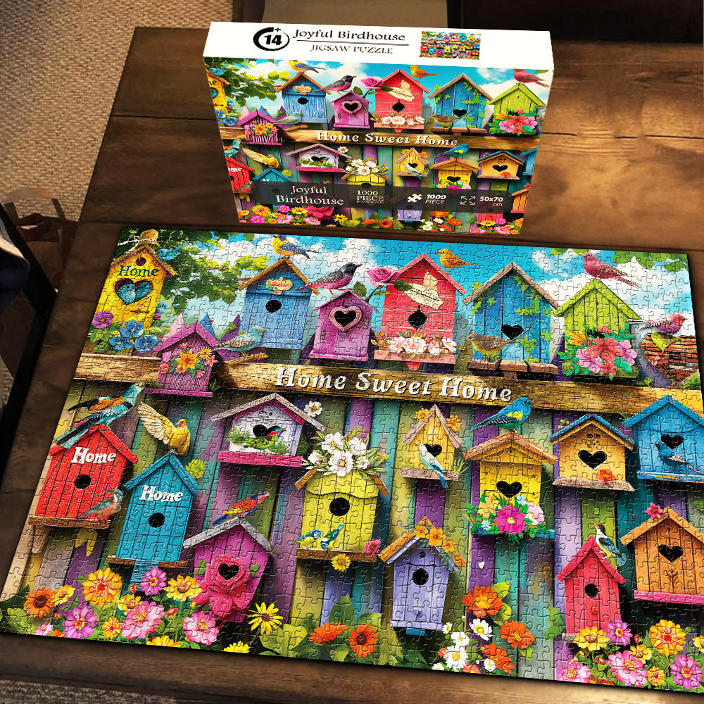 Joyful Birdhouse Jigsaw Puzzle 1000 Pieces