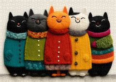 Cozy Cat Jigsaw Puzzle 1000 Pieces