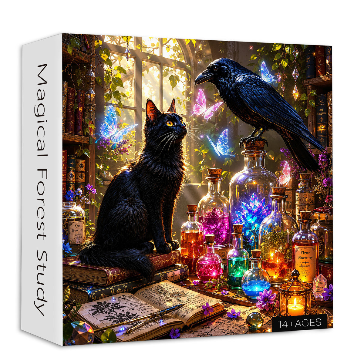 Magical Forest Study Jigsaw Puzzle 1000 Pieces