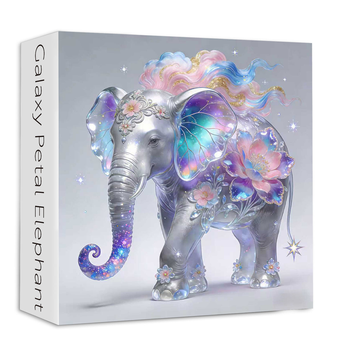 Galaxy Petal Elephant Jigsaw Puzzle 1000 Pieces