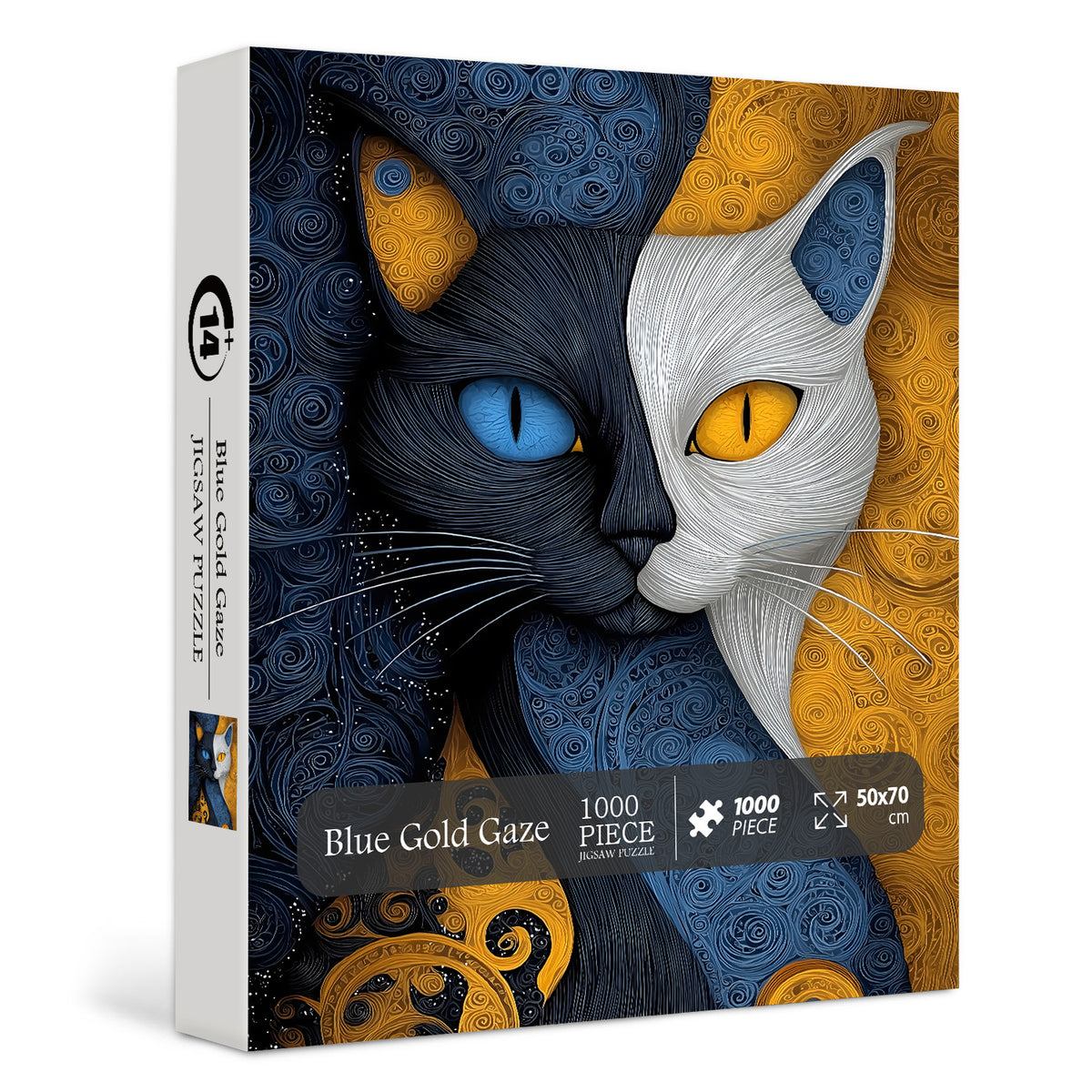Blue Gold Gaze Puzzle 1000 Teile