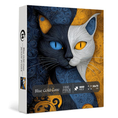 Blue Gold Gaze Puzzle 1000 Teile