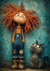 Teal Whimsy Jigsaw Puzzle 1000 Pieces