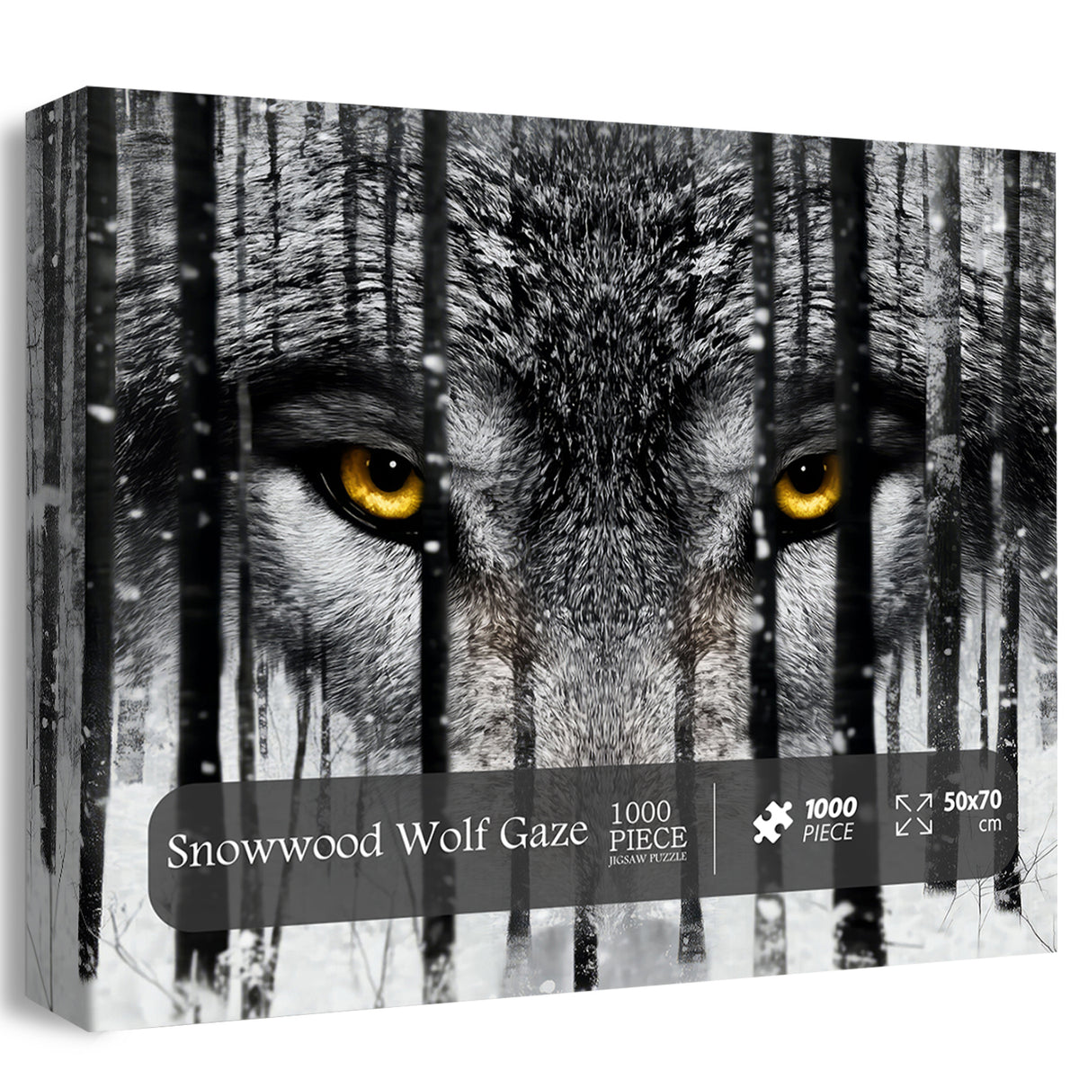 Snowwood Wolf Gaze Jigsaw Puzzle 1000 Pieces
