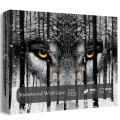 Snowwood Wolf Gaze Jigsaw Puzzle 1000 Pieces