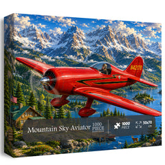 Mountain Sky Aviator Jigsaw Puzzle 1000 Pieces