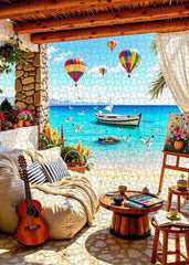 Beach Veranda Jigsaw Puzzle 1000 Pieces