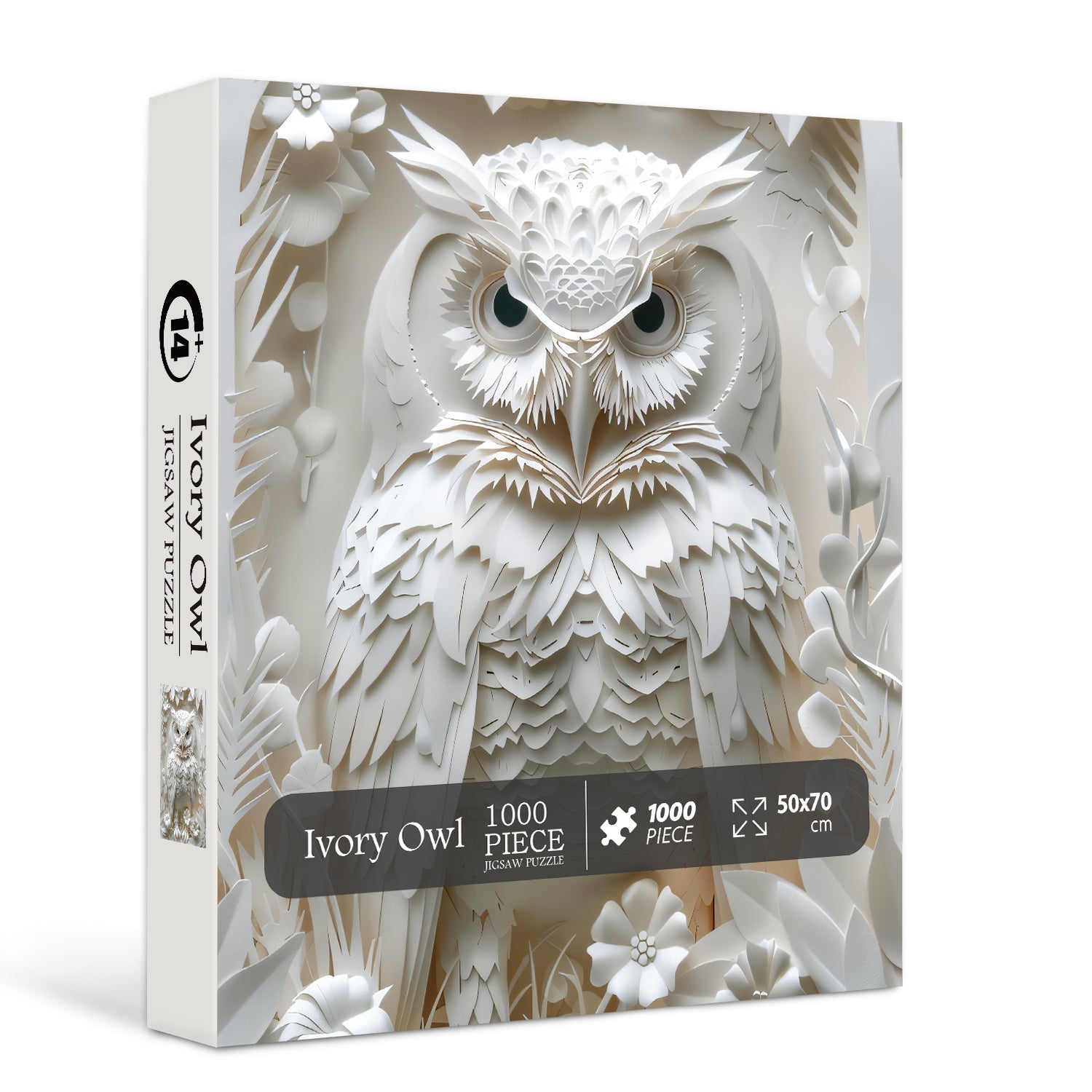 Ivory Owl Jigsaw Puzzle 1000 Pieces