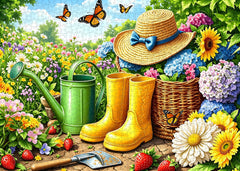 Frühlingsgartentag-Puzzle 1000 Teile