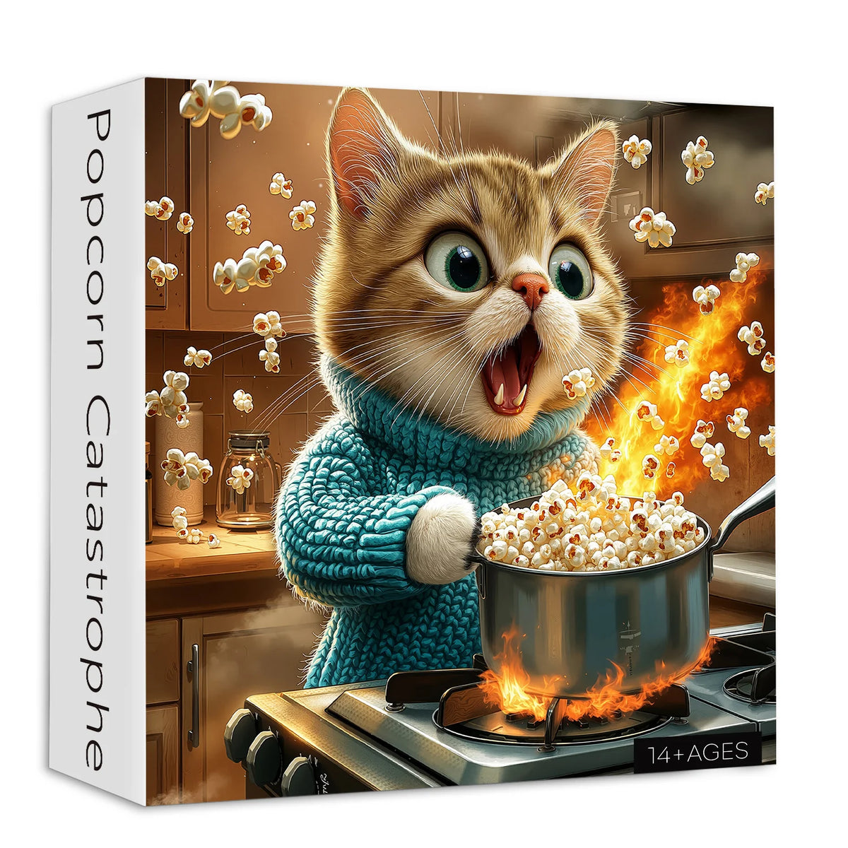 Popcorn -Katastrophen -Puzzle 1000 Teile