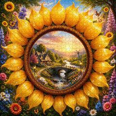 Floral Valley Dream Jigsaw Puzzle 1000 Pieces
