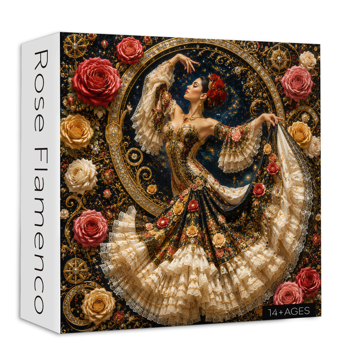 Rose Flamenco Jigsaw Puzzle 1000 Pieces