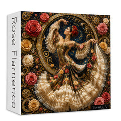 Rose Flamenco Jigsaw Puzzle 1000 Pieces