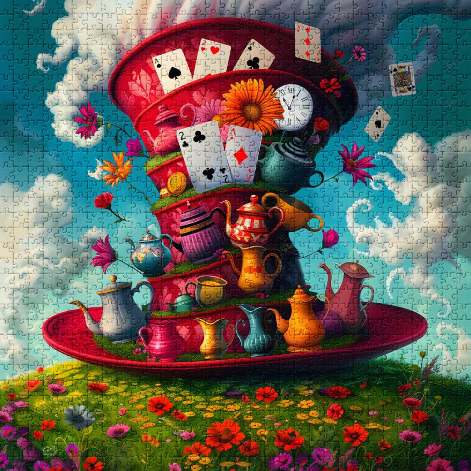 Magic Card Hat Jigsaw Puzzle 1000 Pieces