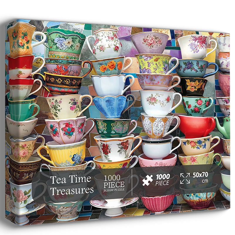 Tea Time Treasures Jigsaw Puzzle 1000 Pieces