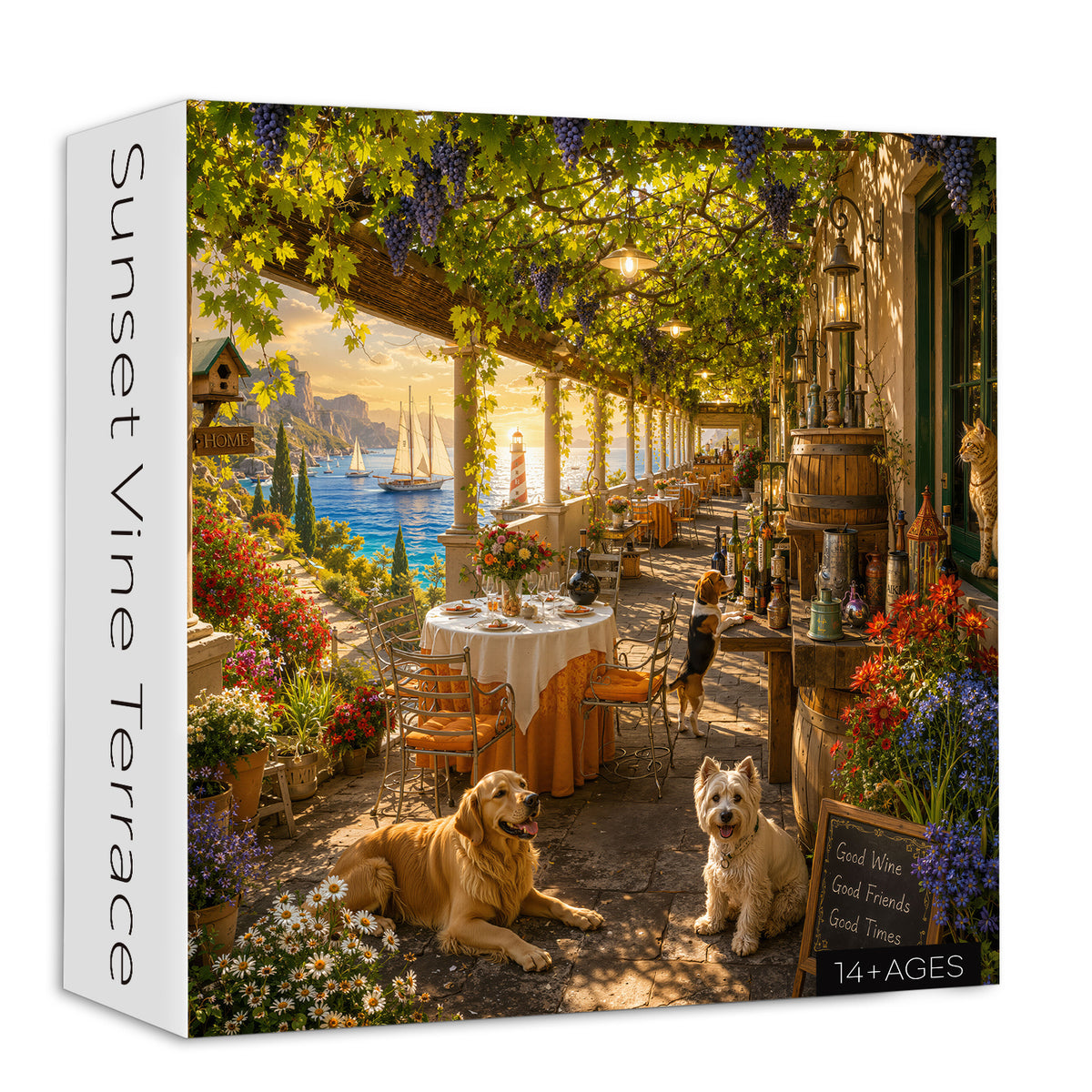 Sunset Vine Terrace Puzzle 1000 Teile