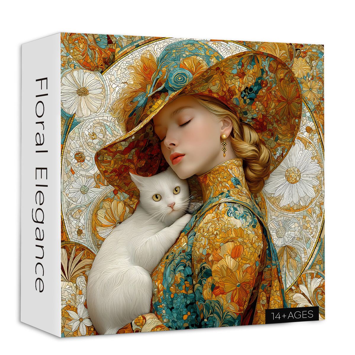 Puzzle mit floraler Eleganz, 1000 Teile