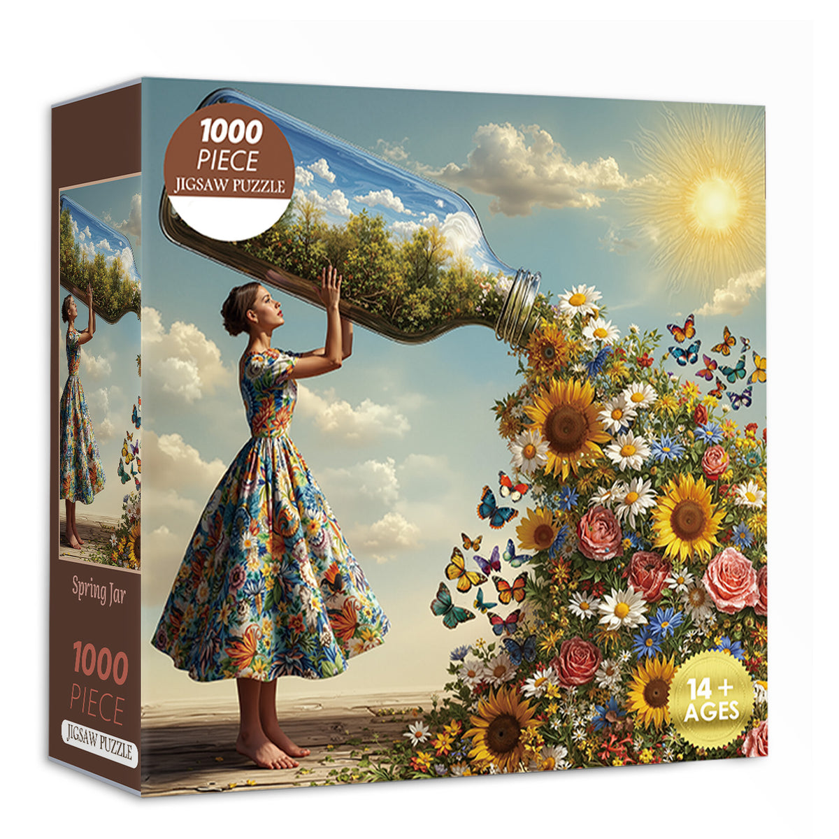 Frühlingsglas-Puzzle 1000 Teile