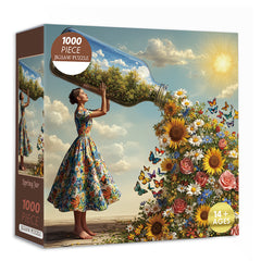 Frühlingsglas-Puzzle 1000 Teile