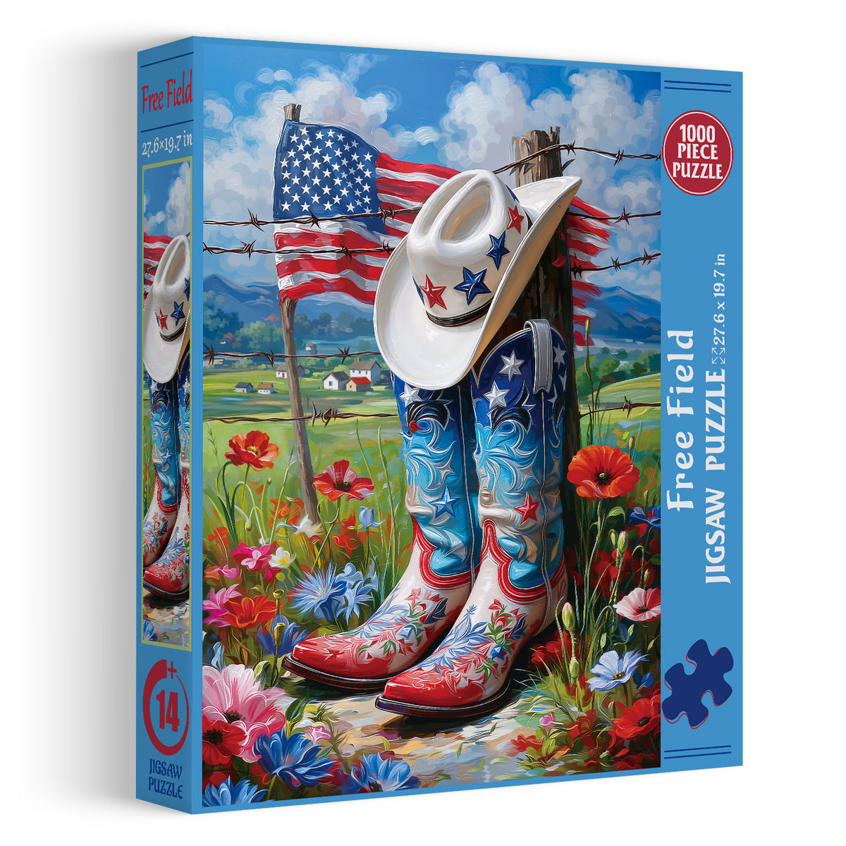 Free Field Jigsaw Puzzle 1000 Pieces