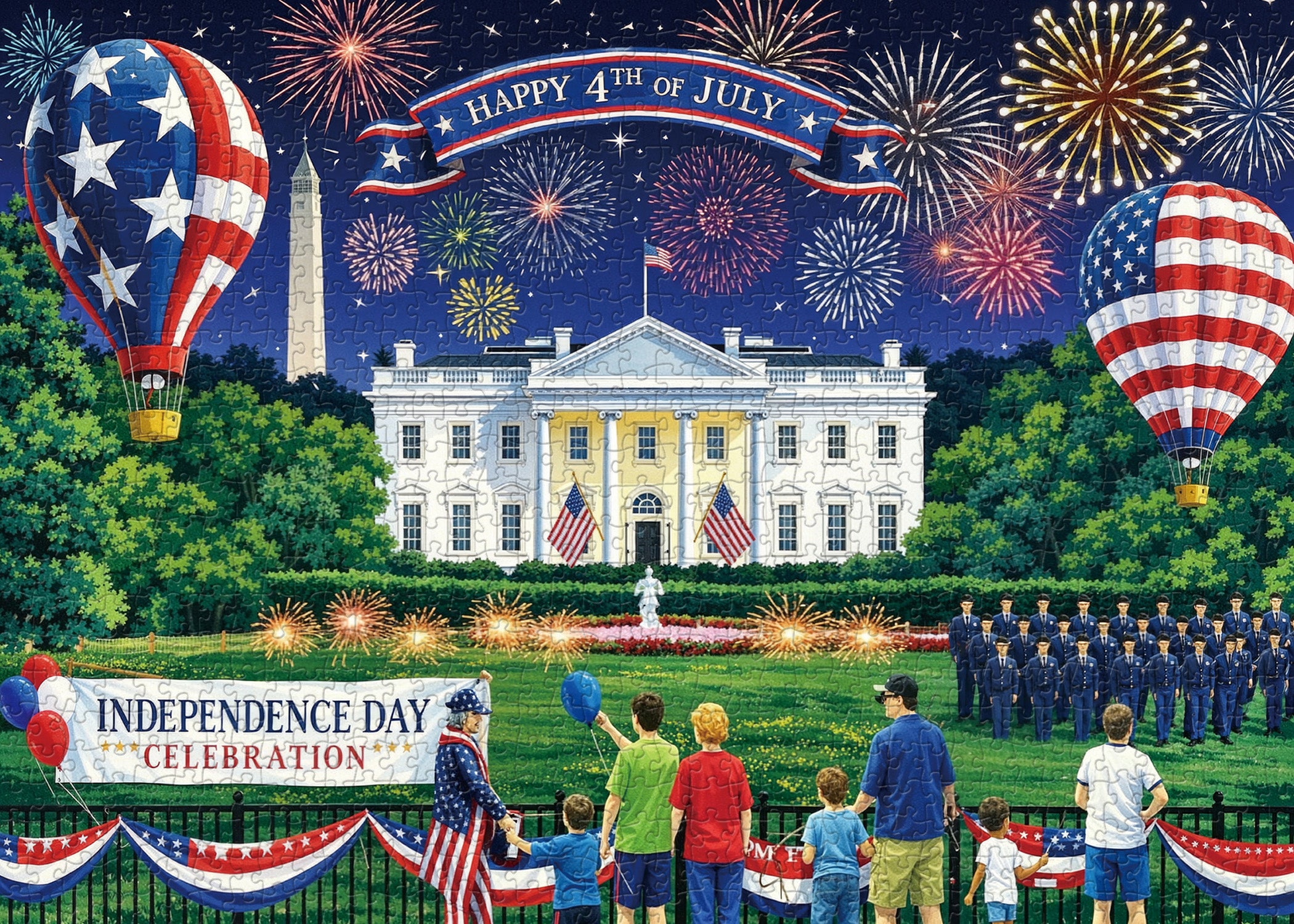 Liberty in Bloom Jigsaw Puzzle 1000 Pieces