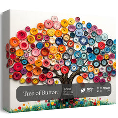 Tree of Button Jigsaw Puzzle 1000 Pieces