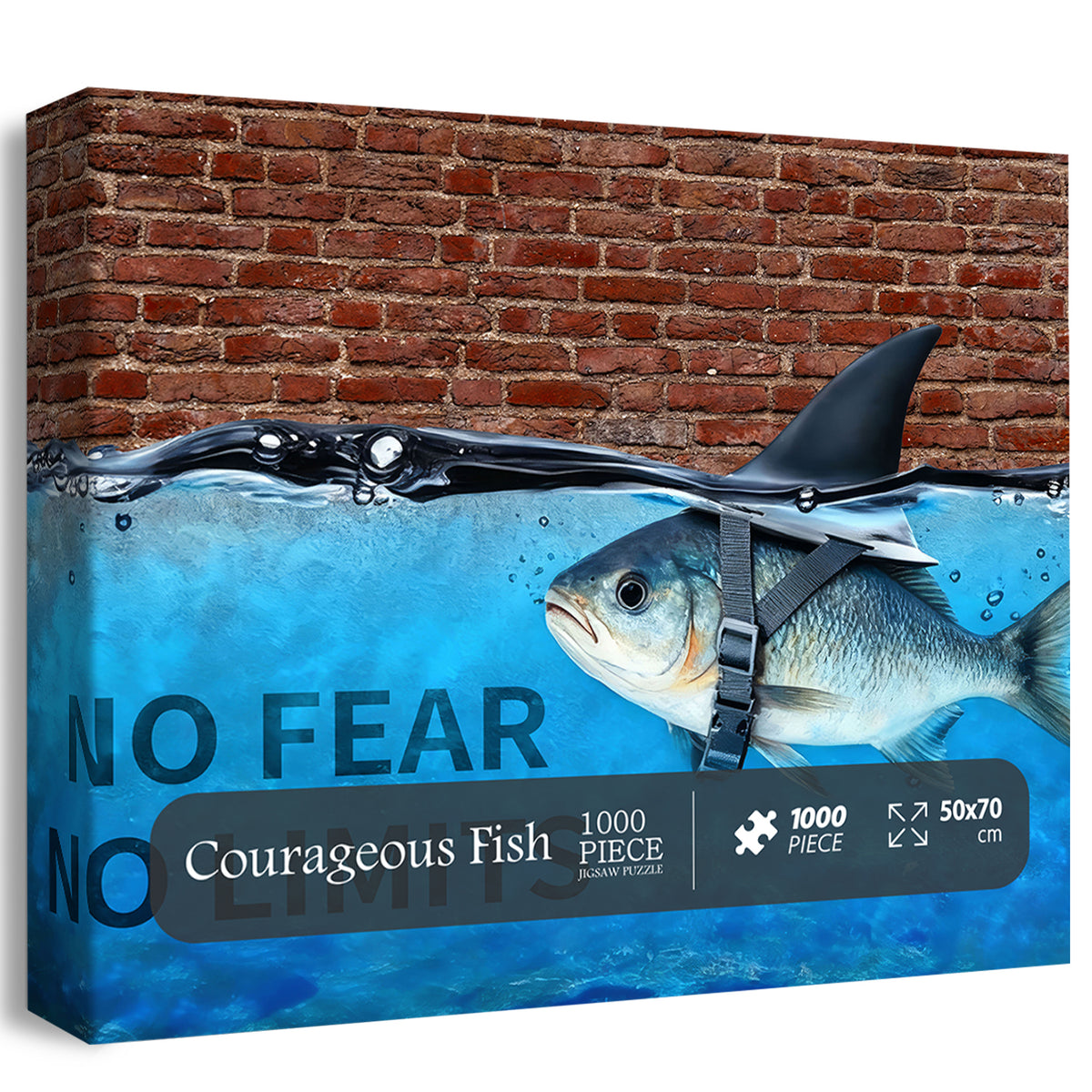 Courageous Fish Jigsaw Puzzle 1000 Pieces