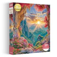 Blumen Höhleneingang Puzzle 1000 Teile
