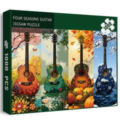 Four Seasons Guitar Jigsaw Puzzle 1000 Pieces