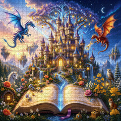 Dual Dragon Tale Puzzle 1000 Teile