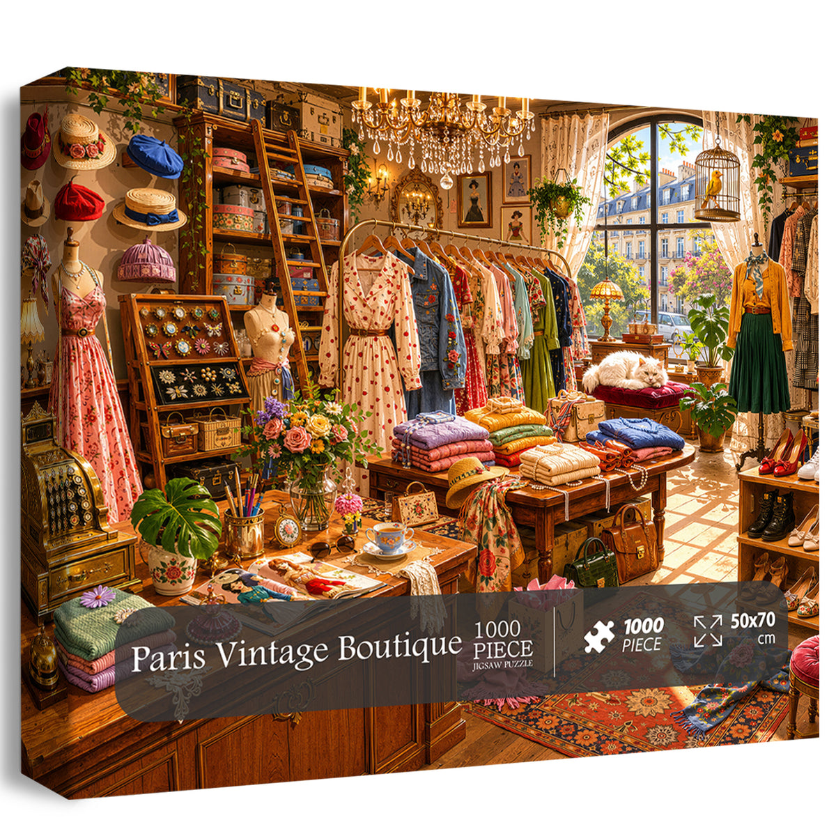 Paris Vintage Boutique Jigsaw Puzzle 1000 Pieces