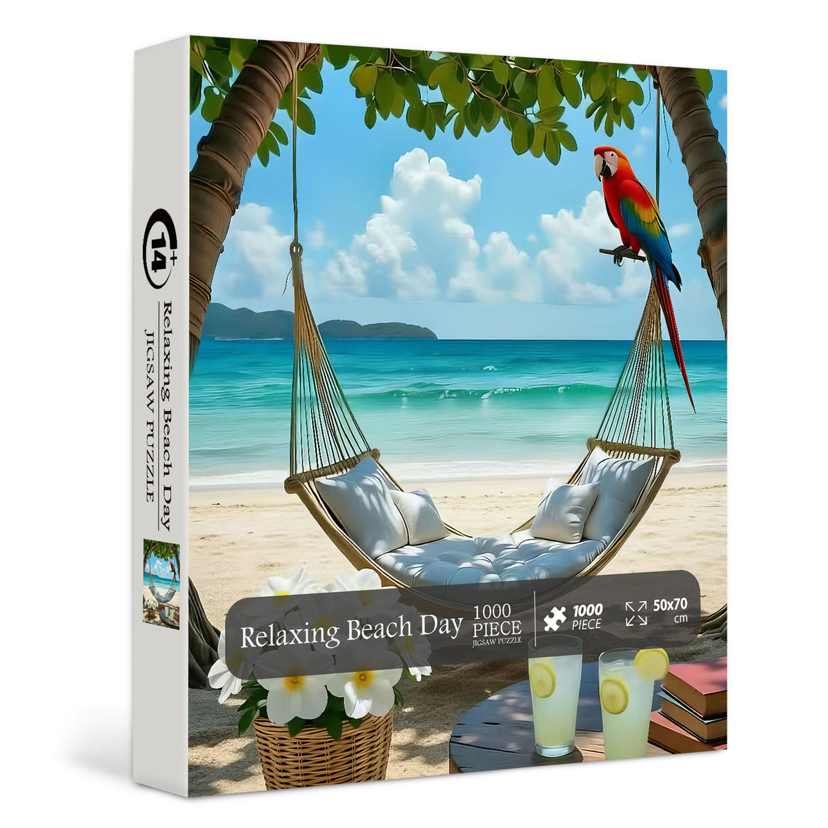 Relaxing Beach Day Jigsaw Puzzle 1000 Pieces