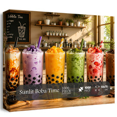 Sunlit Boba Time Jigsaw Puzzle 1000 Pieces