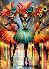 Carnival Dancers Jigsaw Puzzle 1000 Pieces