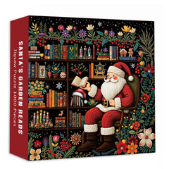 Der Garten des Weihnachtsmanns liest Jigsaw Puzzle 1000 Stücke