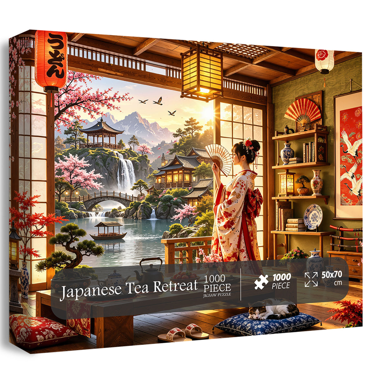 Japanisches Tee-Retreat-Puzzle 1000 Teile