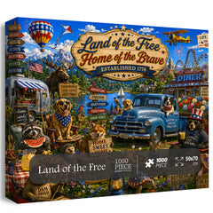 Land der kostenlosen Puzzle 1000 Teile