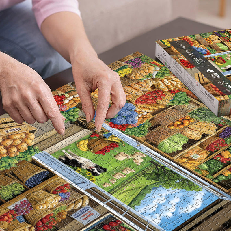 Country Market Jigsaw Puzzle 1000 Pieces