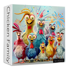 Chicken Family Jigsaw Puzzle 1000 Pieces