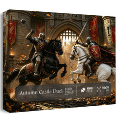 Autumn Castle Duel Jigsaw Puzzle 1000 Pieces
