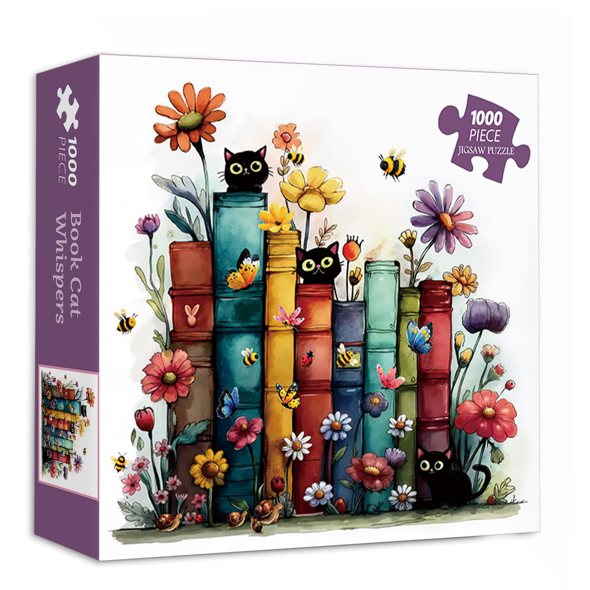 Book Cat Whispers Jigsaw Puzzle 1000 Pieces
