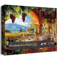 Mountain View Winery Jigsaw Puzzle 1000 Pieces
