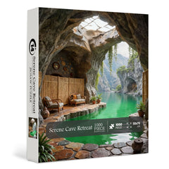 Serene Cave Retreat Jigsaw Puzzle 1000 Pieces