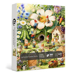 Verzauberter Gnome-Hafen-Puzzle, 1000 Teile