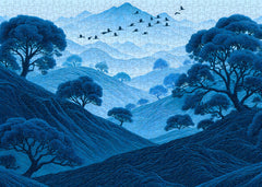 Blue Mist Mountains Jigsaw Puzzle 1000 Pieces