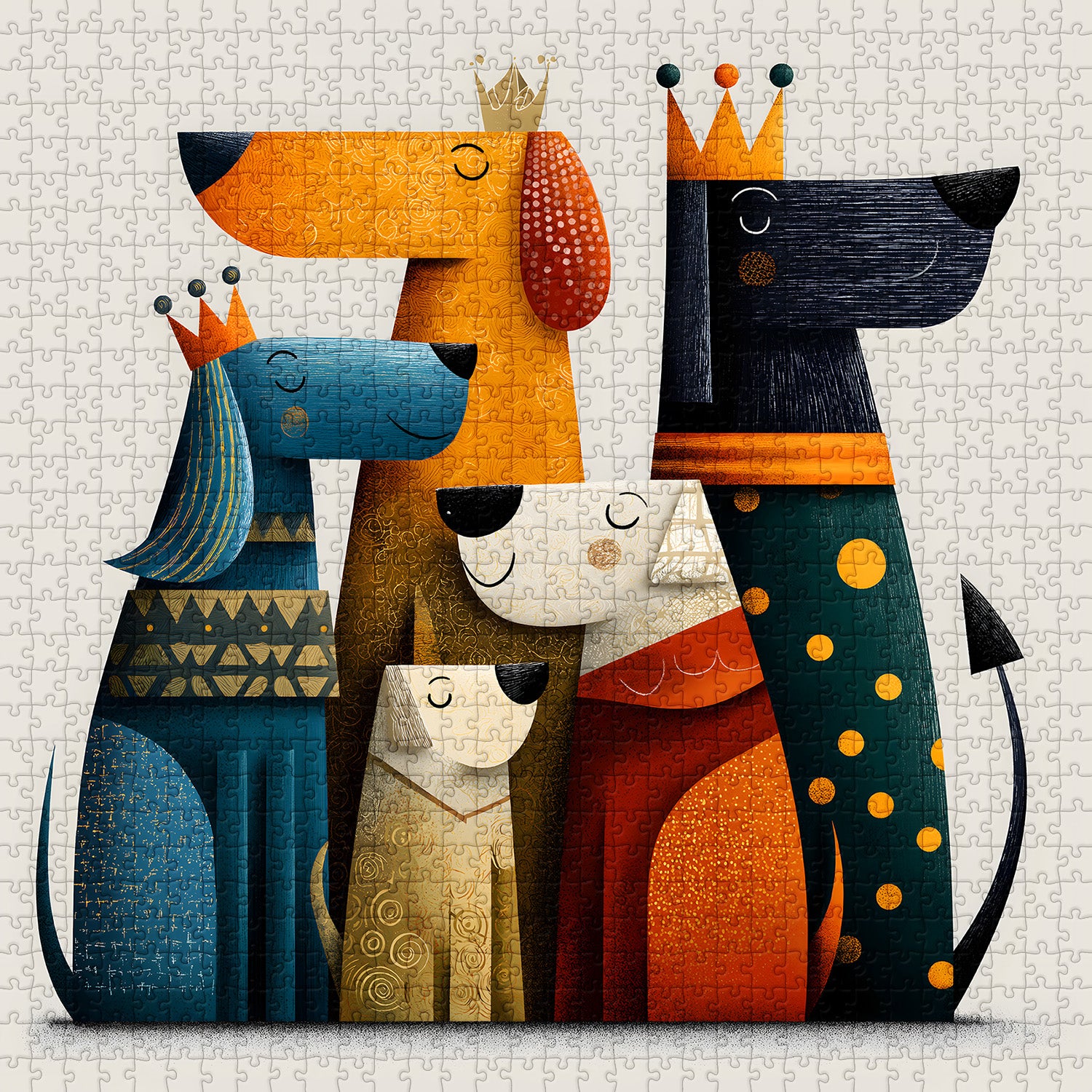 Royal Pups Jigsaw Puzzle 1000 Pieces
