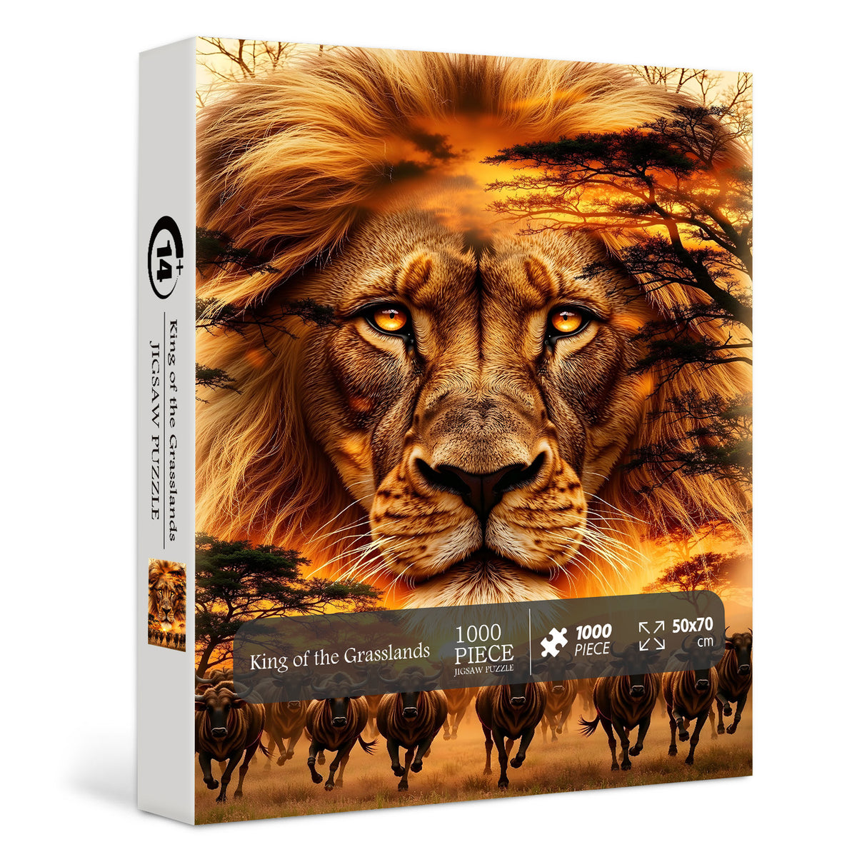 King of the Grasslands Jigsaw Puzzle 1000 Pieces