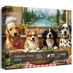 Lakeside Pizza Crew Puzzle 1000 Teile